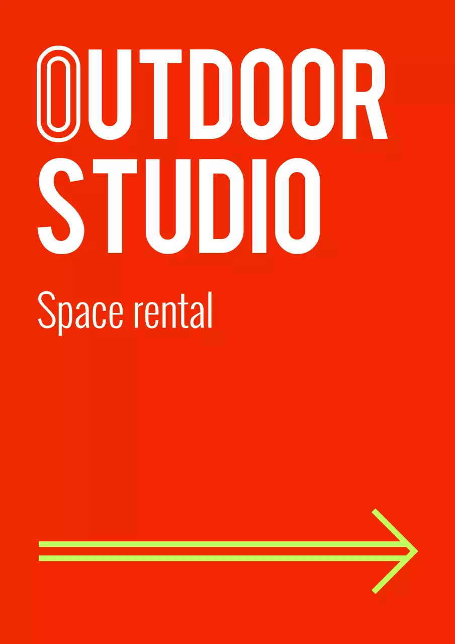 Dudukan pemandu lantai studio sewa merah