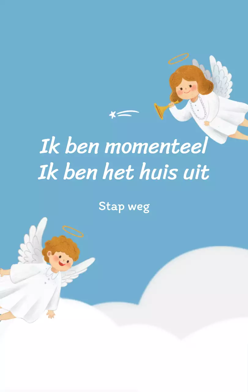 Een devotiekalender met gezellige illustraties en bijbelverzen op een lichtblauwe achtergrond