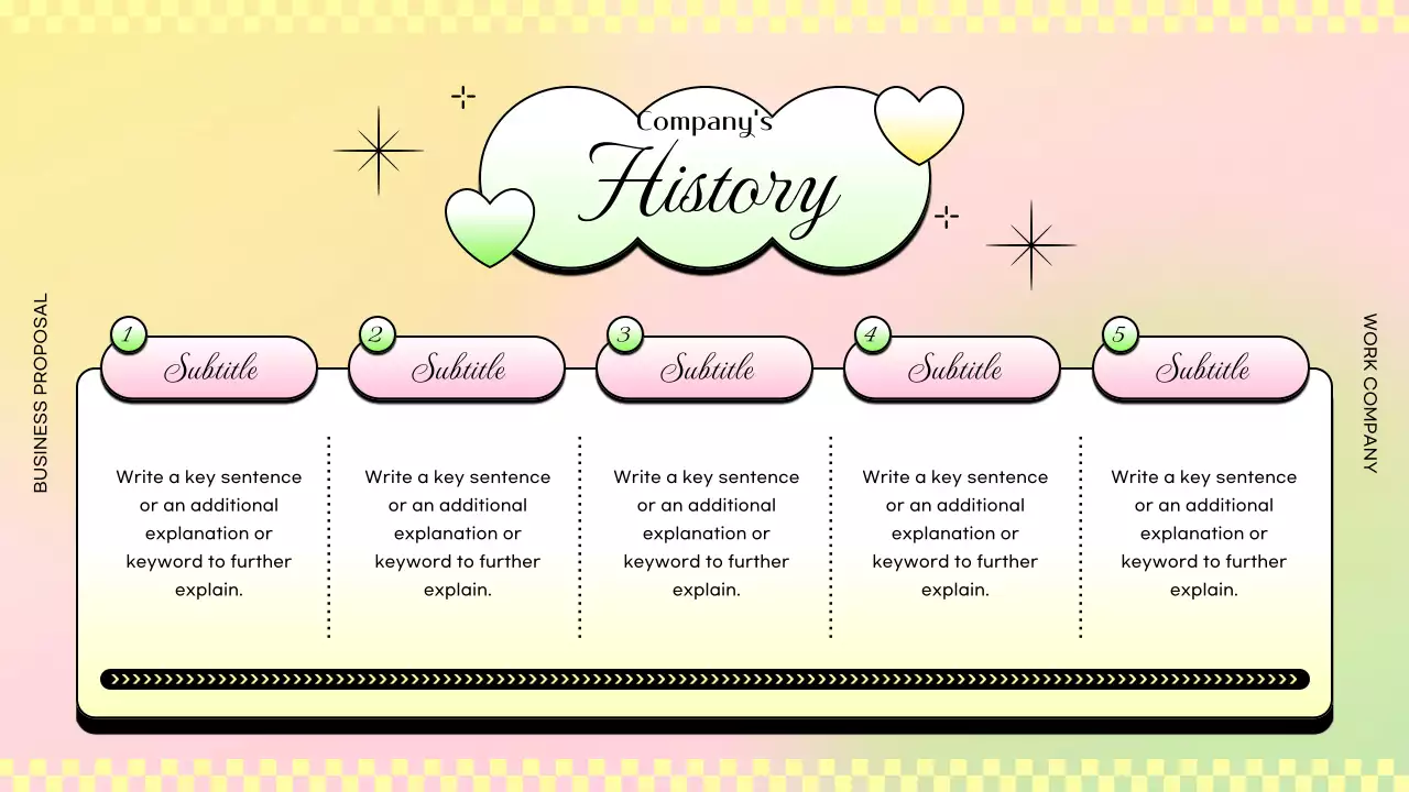 Colorful Retro Business Document Presentation