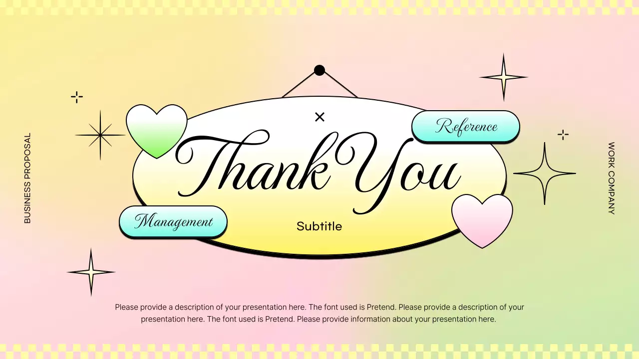 Colorful Retro Business Document Presentation