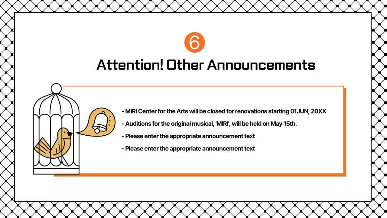 Orange Modern Tourism Newsletter Presentation