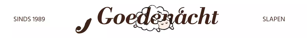 Een schattig en chique merk nachtkleding in bruin en wit