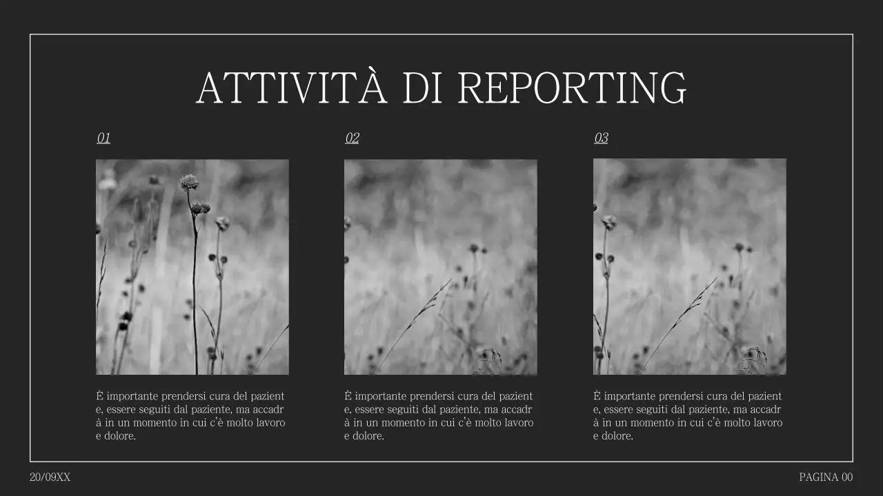 Semplice proposta di collage di foto in humpback