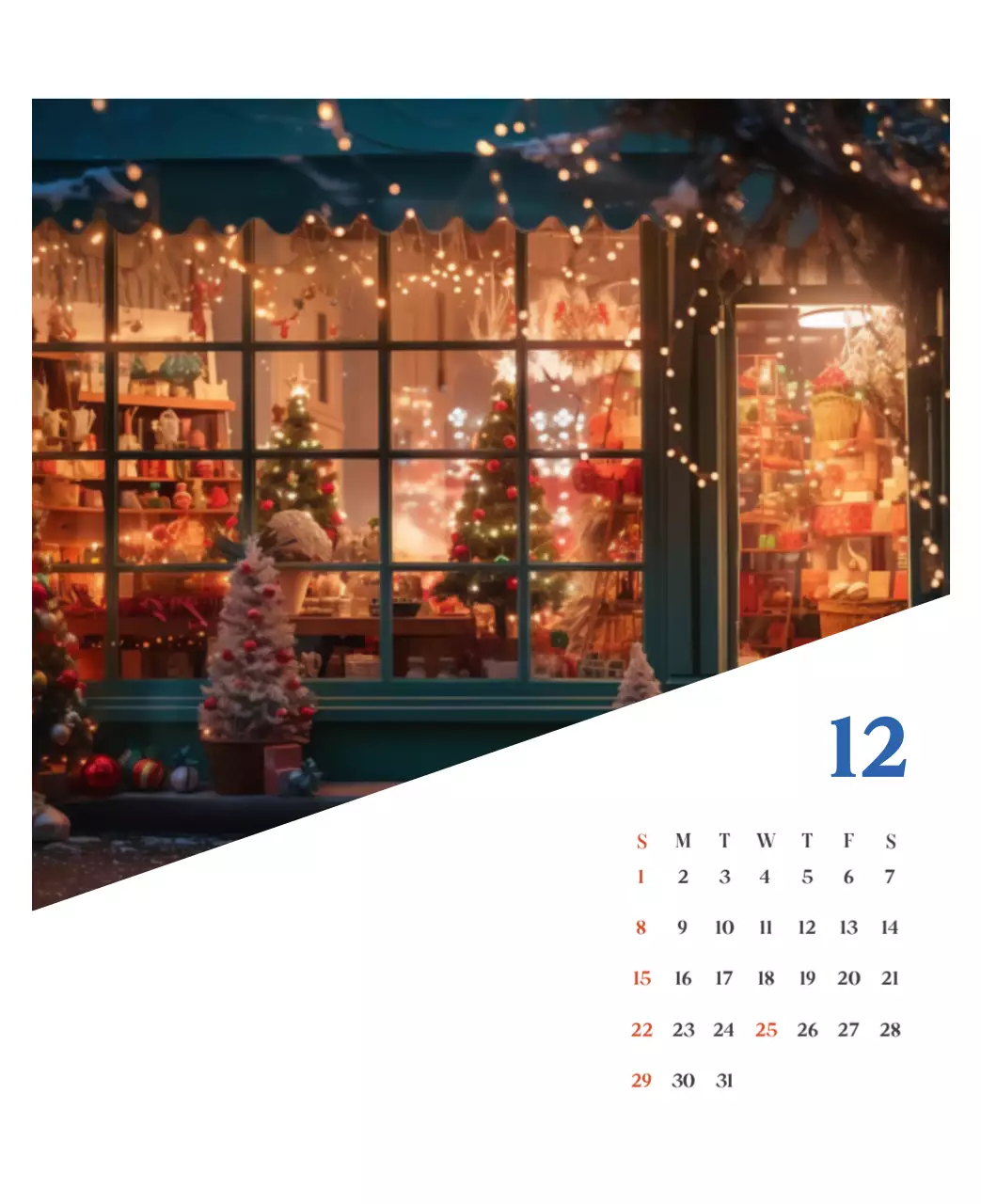 Calendrier hospitalier avec photos de paysages saisonniers