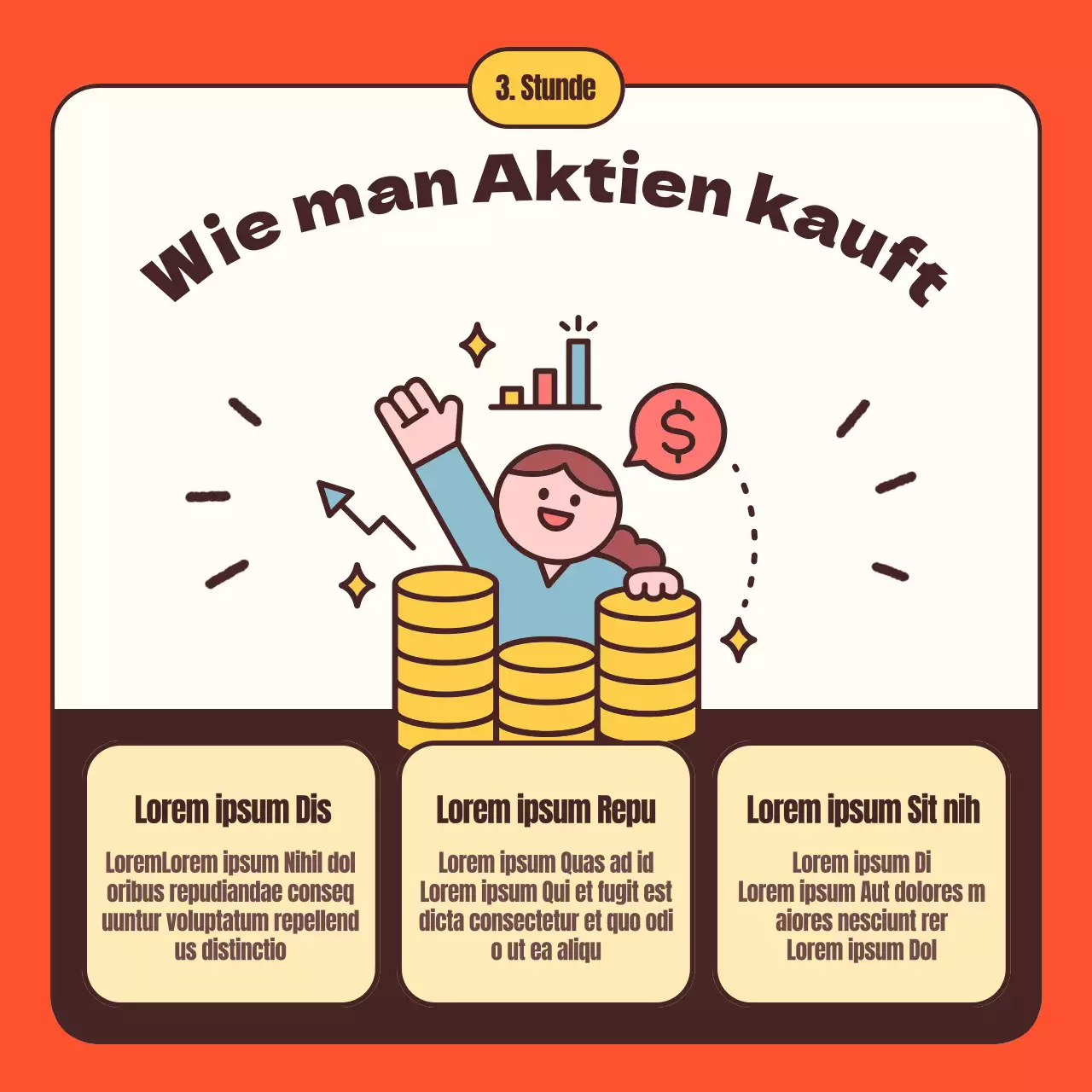 Ein einfacher Leitfaden für Einsteiger zu Aktien in Orange und Gelb