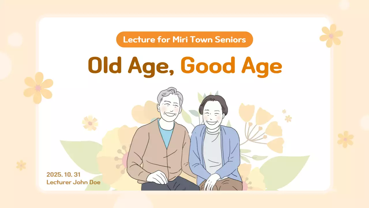 Beige Traditional Senior Lecture Presentation