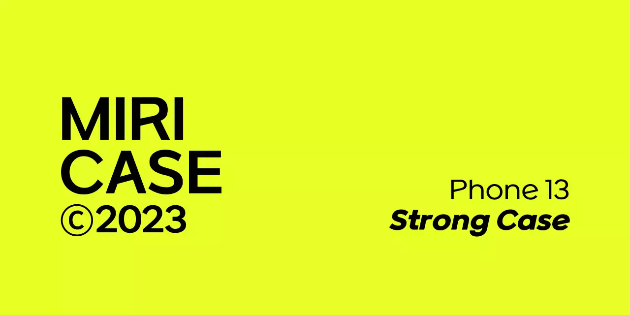 형광연두색의 케이스 브랜드 제품 헤더택
