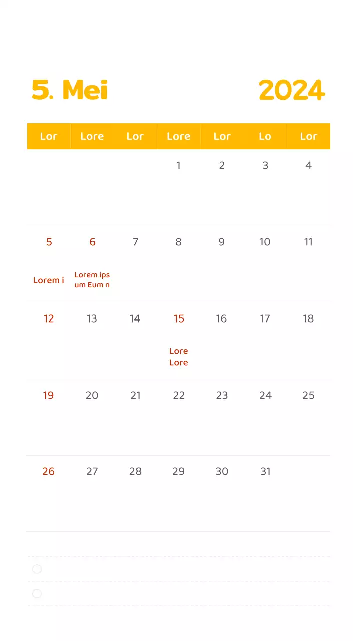 Een kalender met kleurrijke en emotionele illustraties