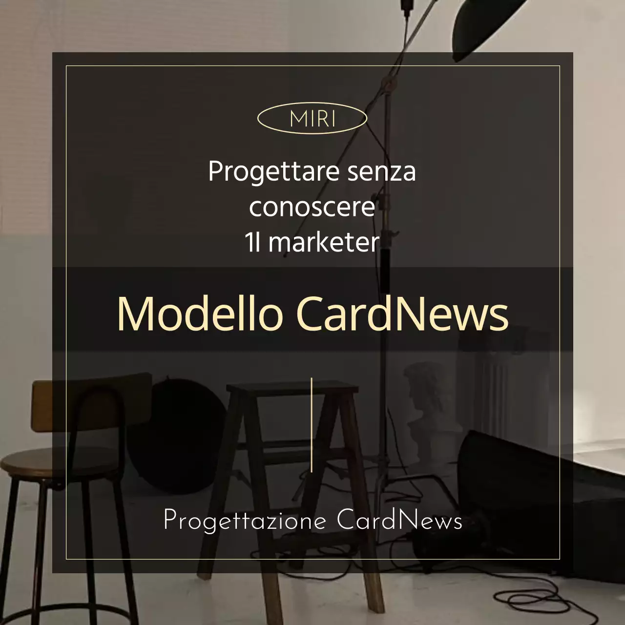 Materiale didattico minimalista con sfondo fotografico nero e beige