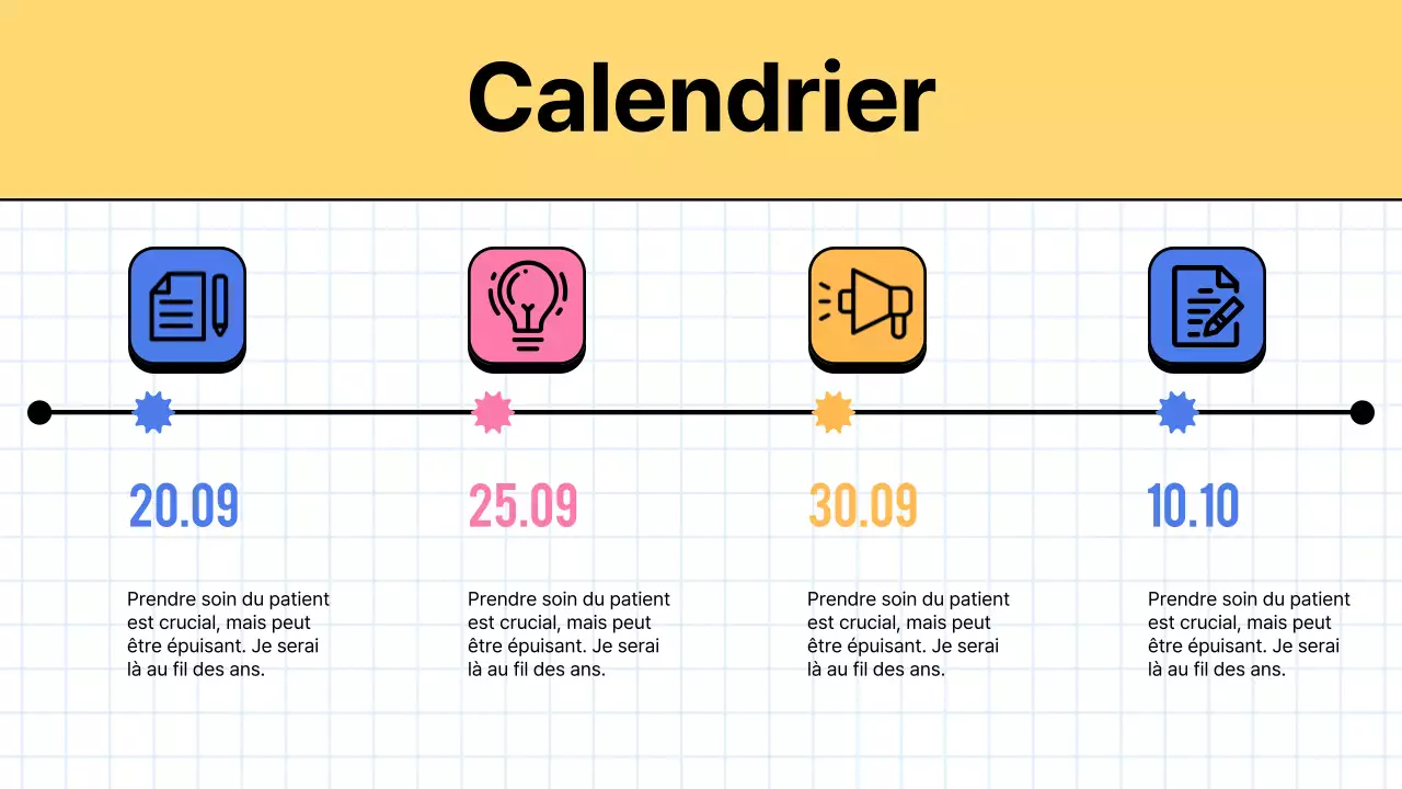 Rapport de minutes marketing tendance en jaune et blanc