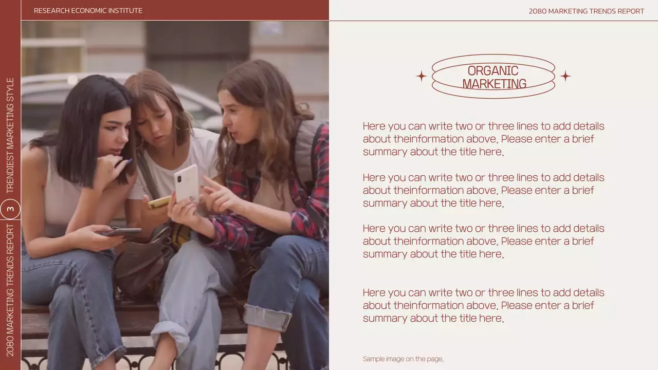 갈색의 모던한 비즈니스 마케팅 보고서