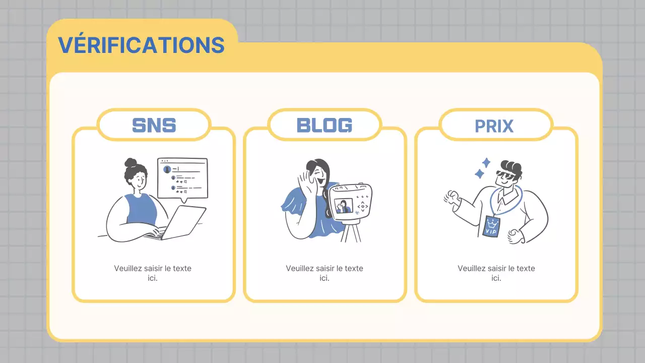 Compte rendu de réunion de marketing moderne en bleu clair et jaune