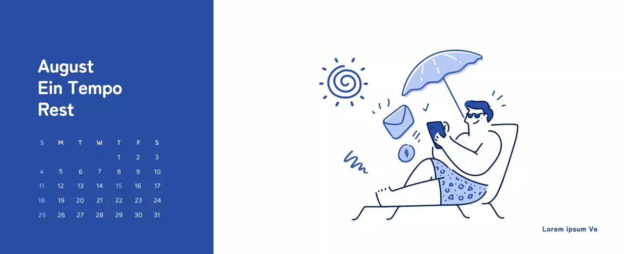 Ein Kalender mit farbenfrohen, emotionalen Illustrationen