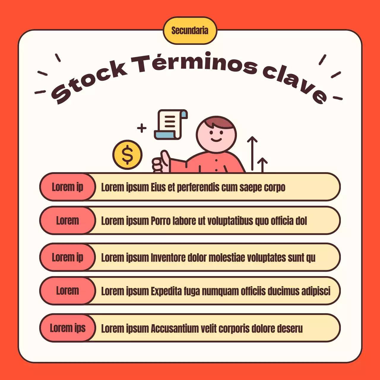 Guía sencilla para principiantes sobre las acciones en naranja y amarillo