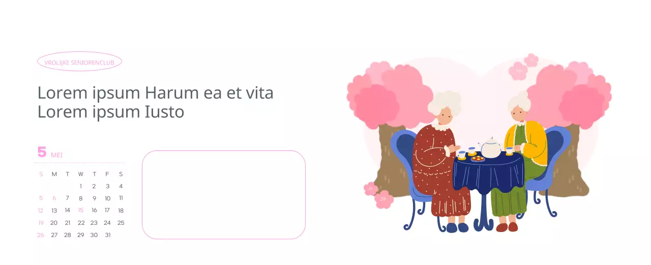 Werkkalender met prachtige illustraties