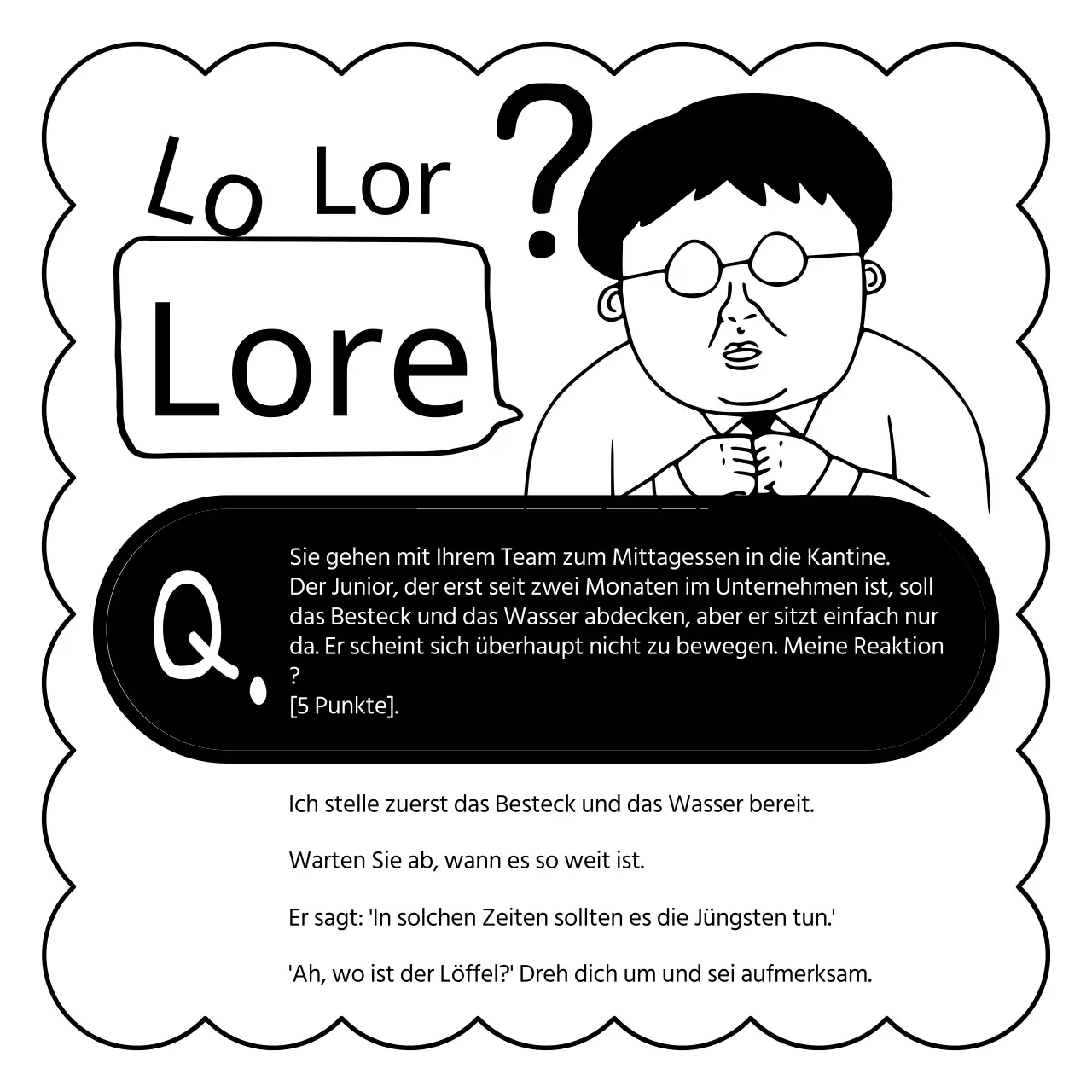 Schwarz-weiße, ekelerregende Test-Werbung