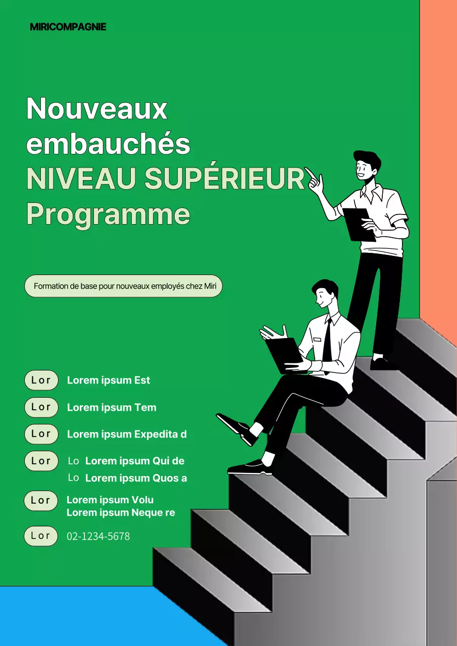 Promouvoir un programme de formation vert et kitsch pour les nouveaux embauchés