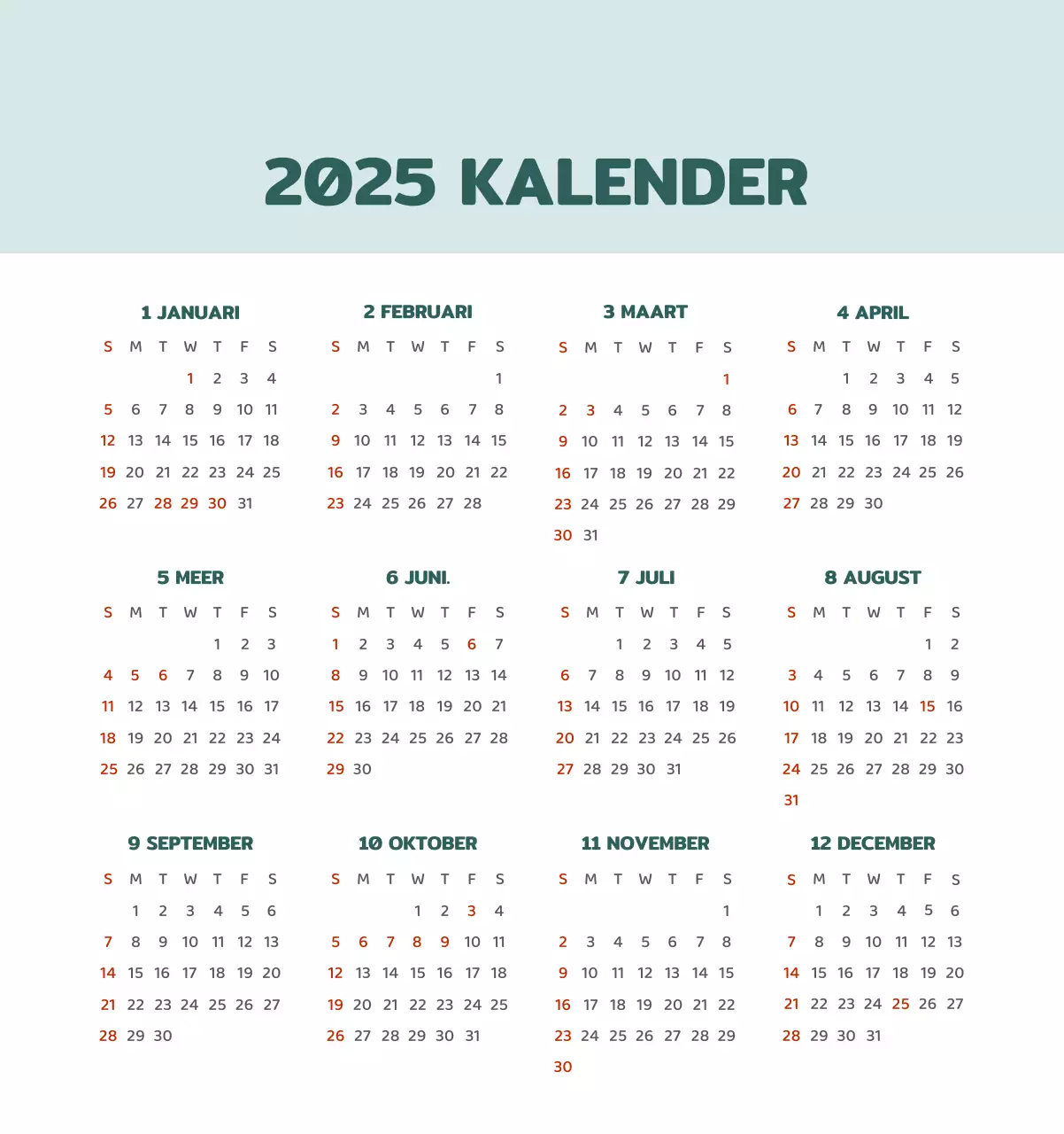 Een kalender met kleurrijke, emotionele illustraties