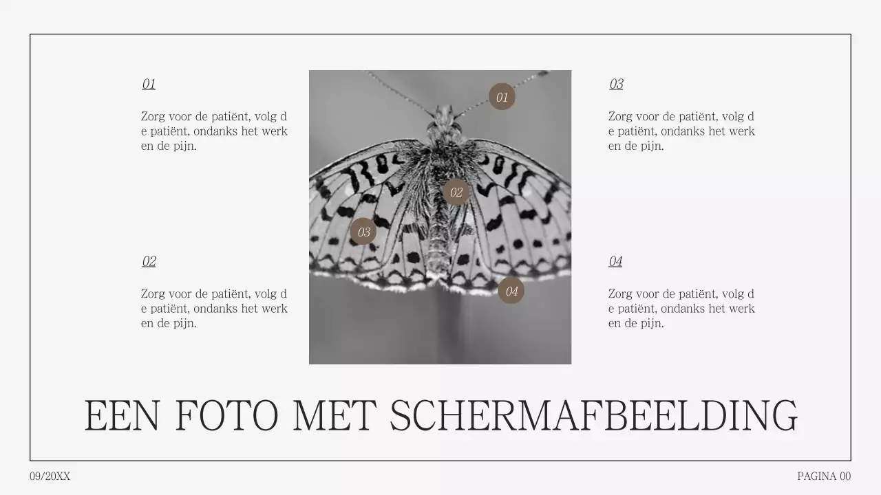 Eenvoudige fotocollage voorstel in bultrug