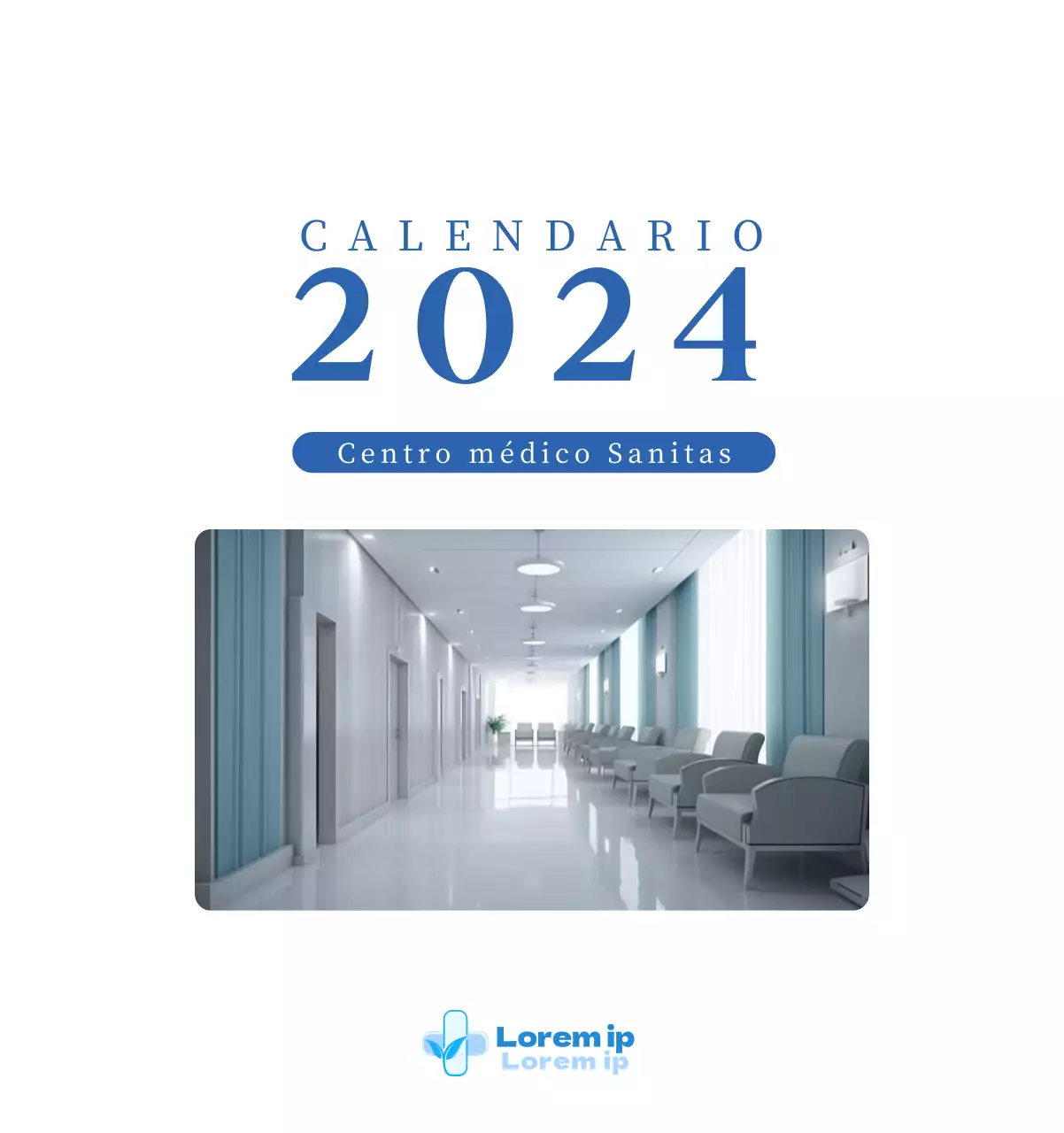 Calendario hospitalario con fotos de paisajes estacionales