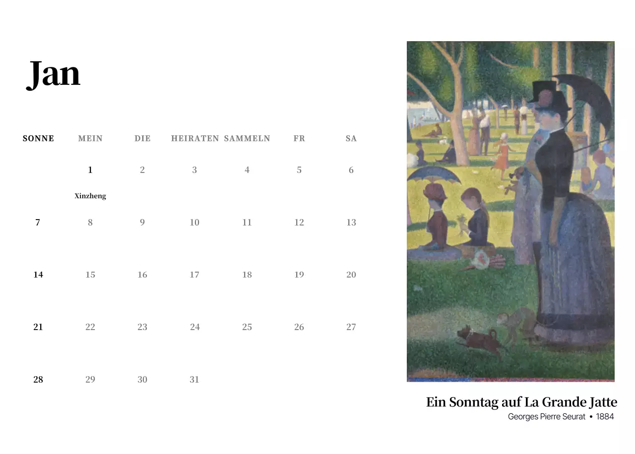 Ein schlichtes, klassisches Meisterwerk in Schwarz und Grau