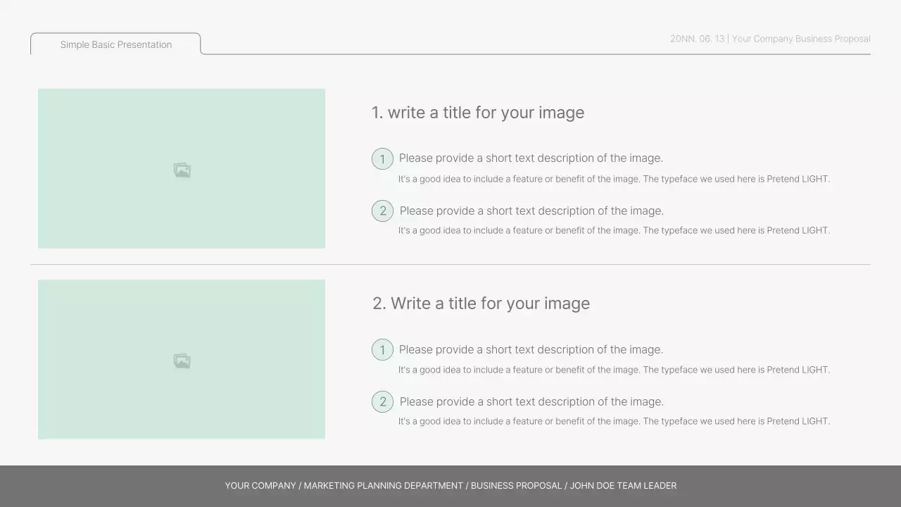 White Simple Design Presentation