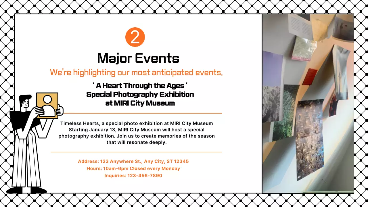 Orange Modern Tourism Newsletter Presentation