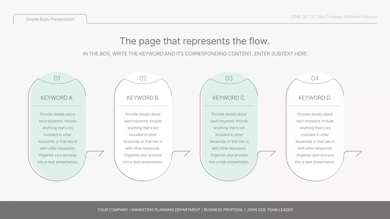 White Simple Design Presentation