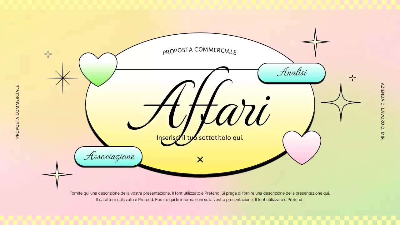 Rapporti di lavoro di tendenza in rosa e giallo