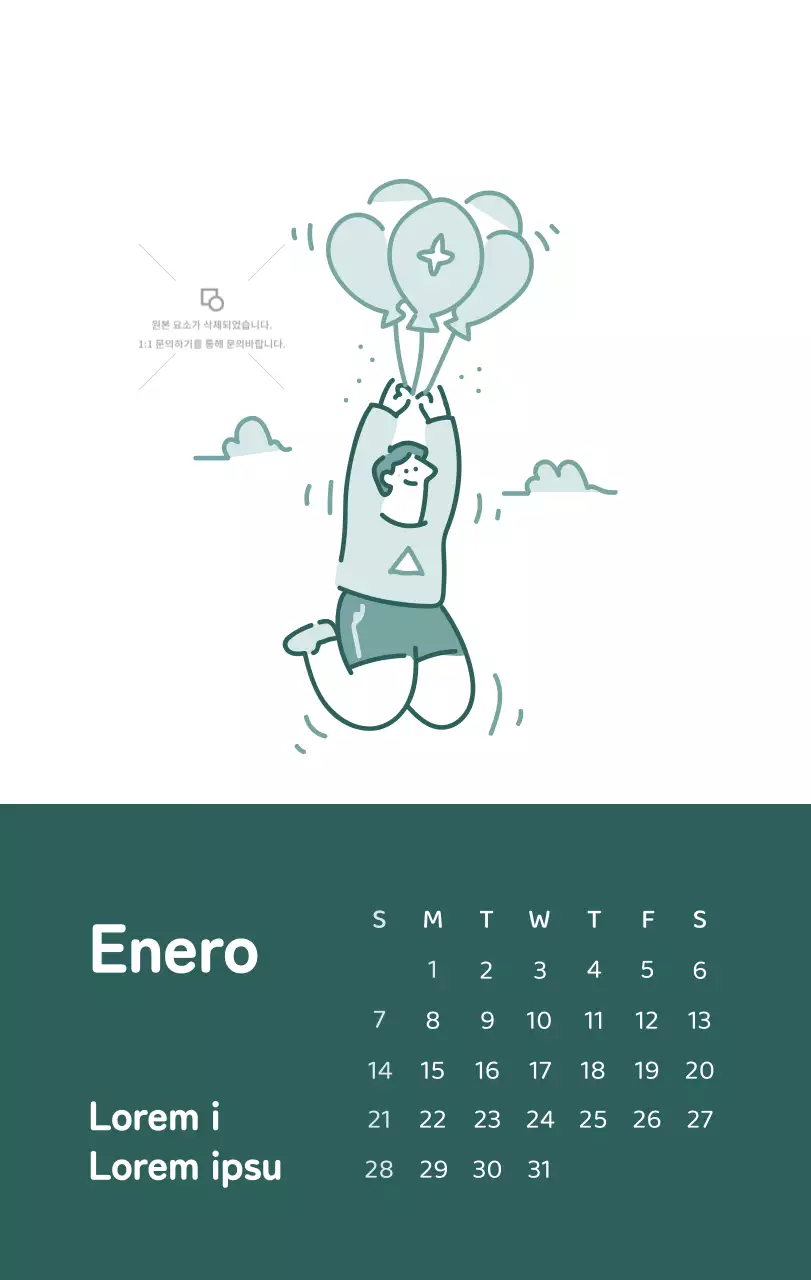Un calendario con ilustraciones llenas de color y emoción