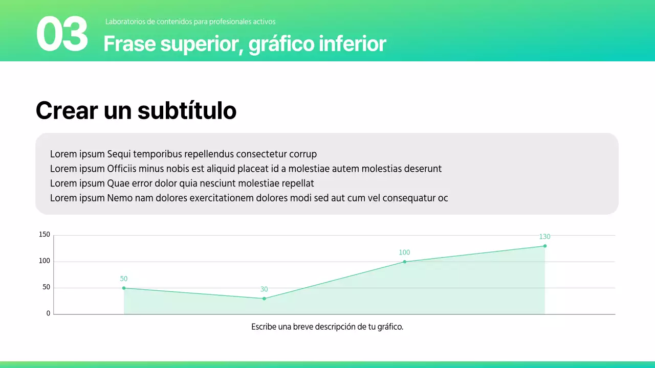 Una variedad de informes de diseño en una moderna combinación de colores menta y beige