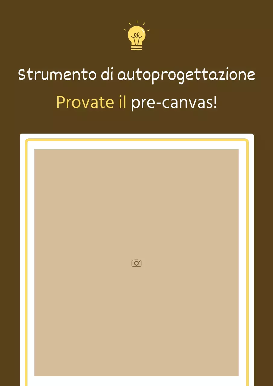 Una semplice presentazione di prodotto per lo storytelling in giallo e beige