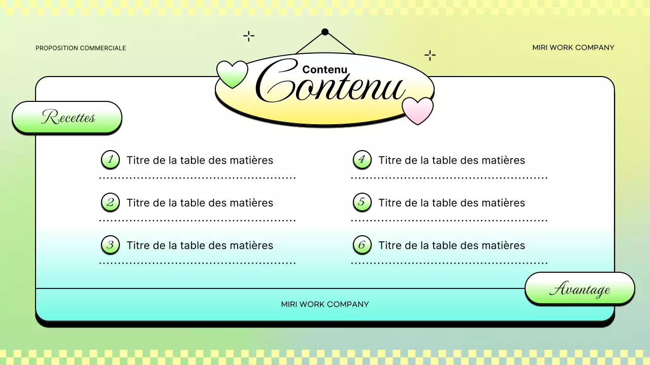 Rapports d'activité tendance en rose et jaune