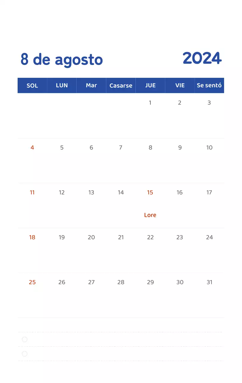 Un calendario con ilustraciones llenas de color y emoción