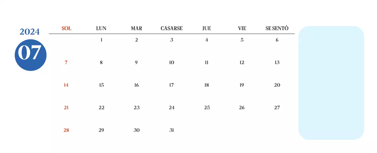 Calendario hospitalario con fotos de paisajes estacionales