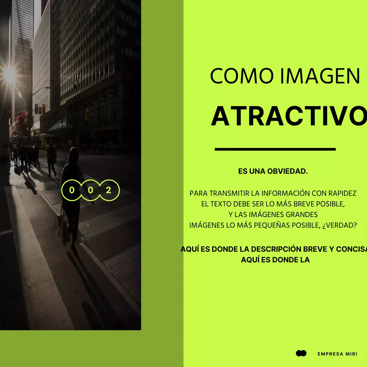 Cómo utilizar un sencillo marco de fondo fotográfico verde lima y negro