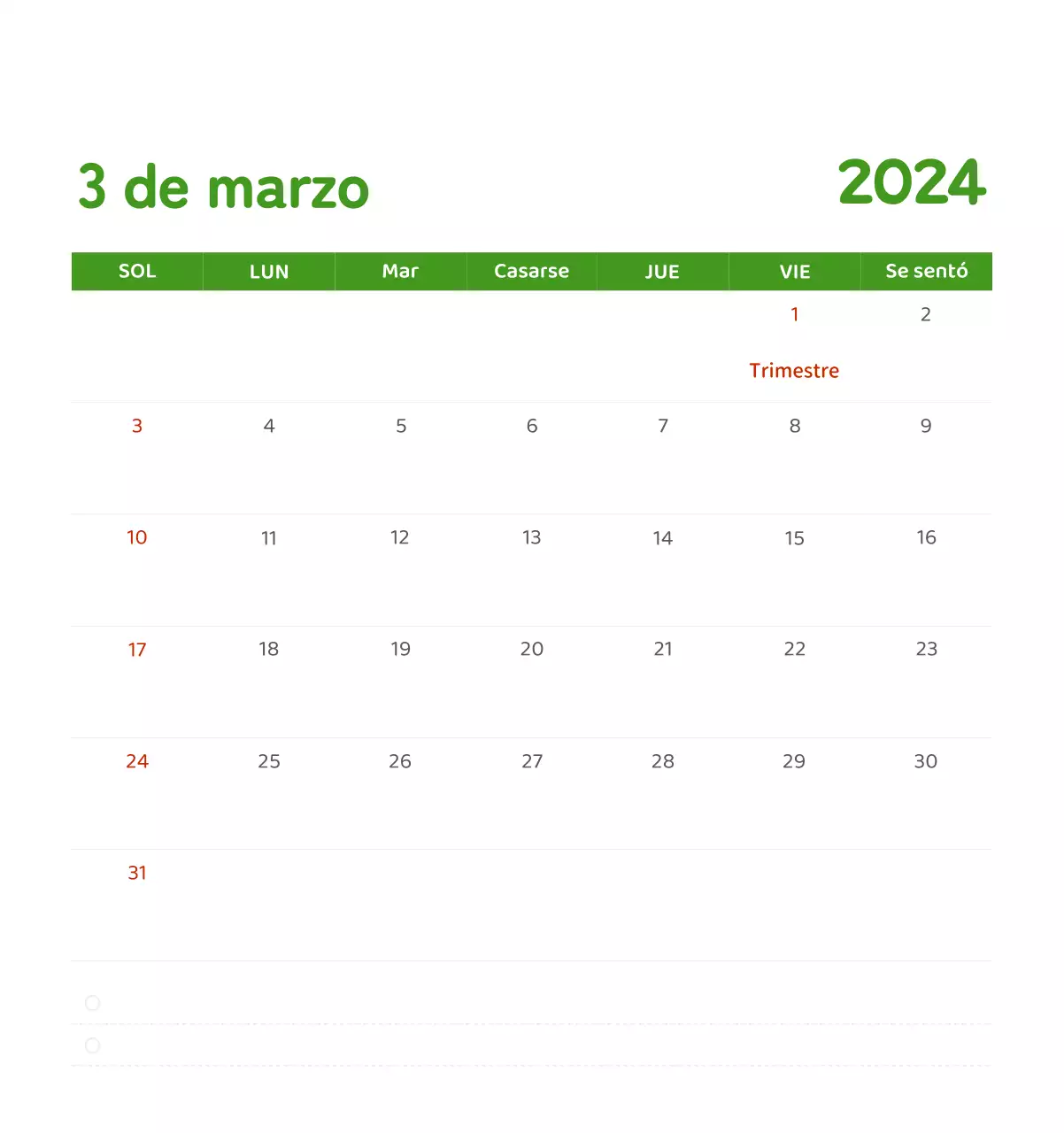 Un calendario con ilustraciones llenas de color y emoción