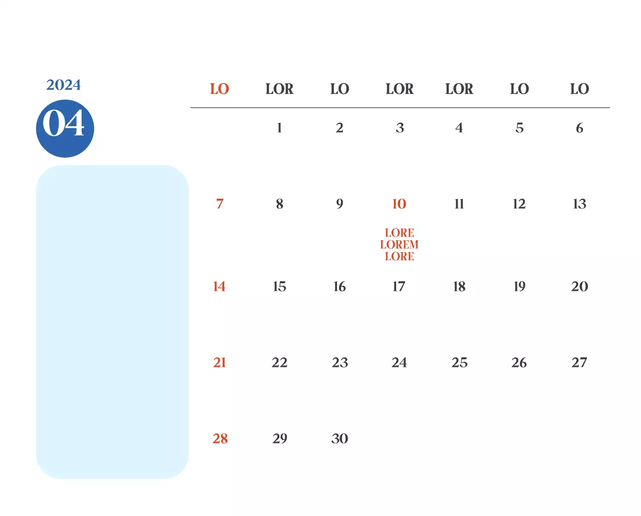 Calendrier hospitalier avec photos de paysages saisonniers