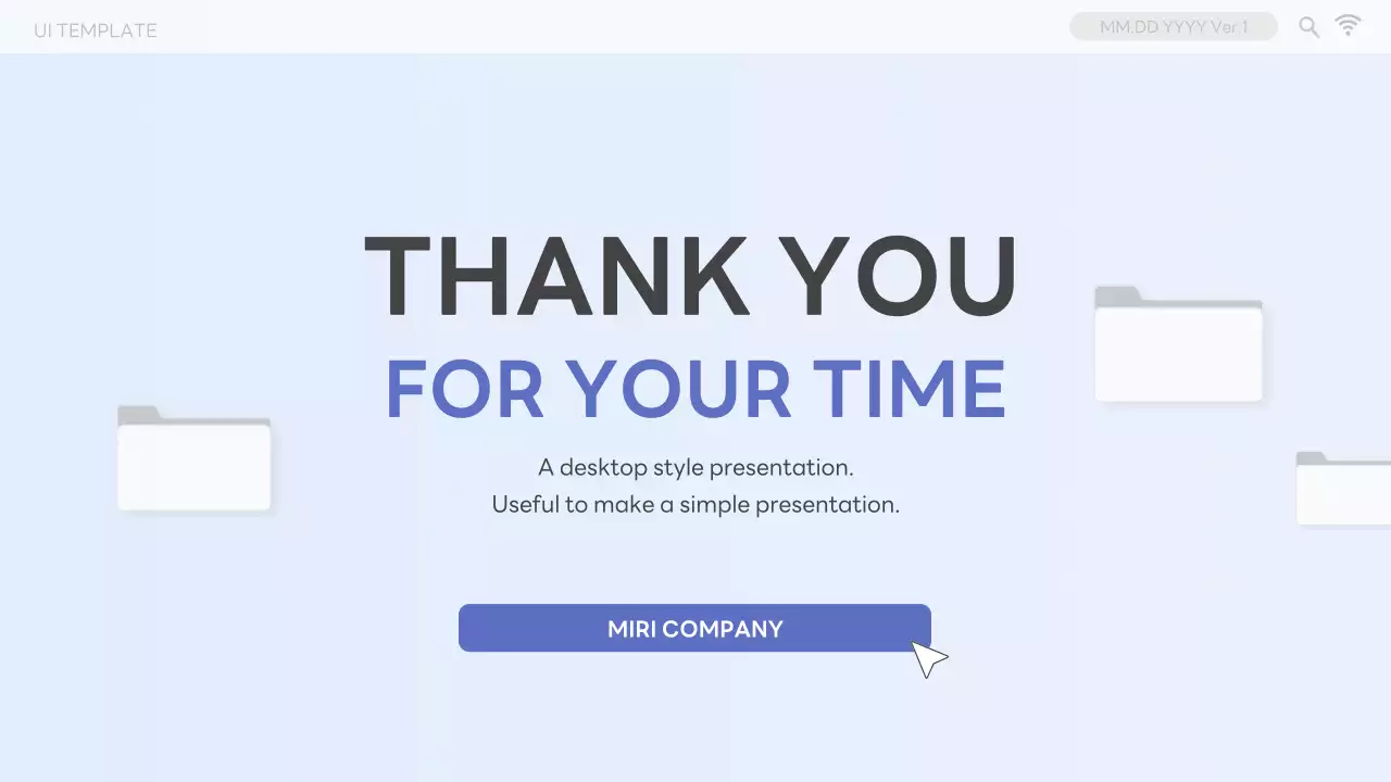 화이트 미니멀 템플릿 프레젠테이션