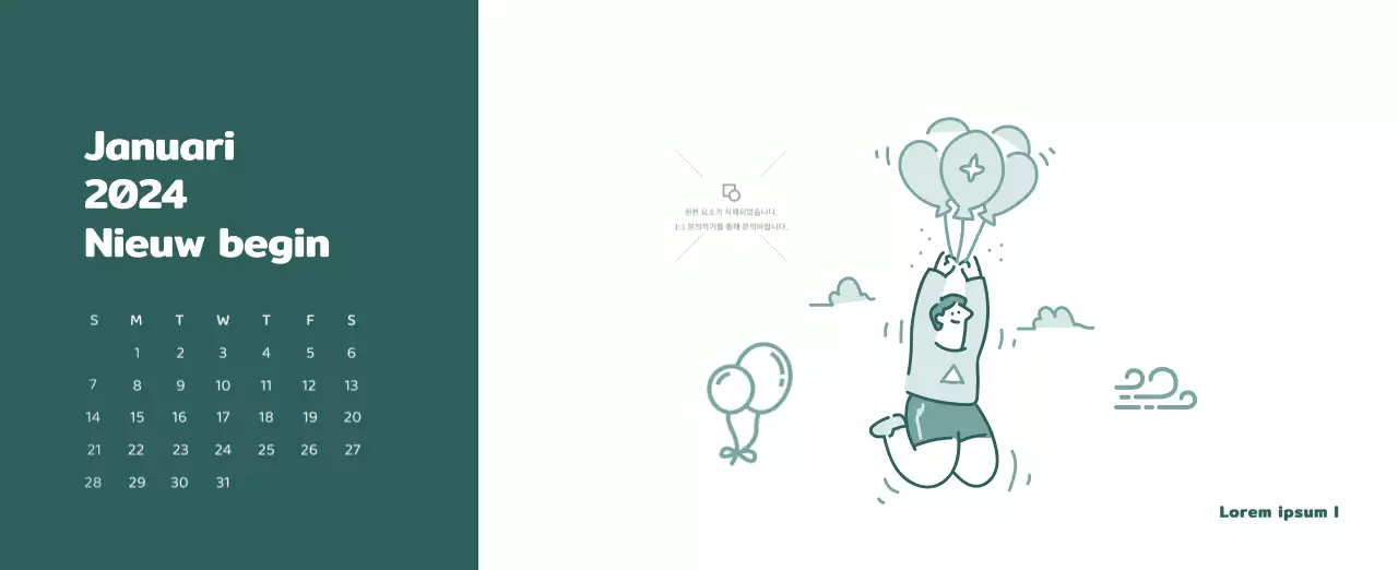 Een kalender met kleurrijke, emotionele illustraties