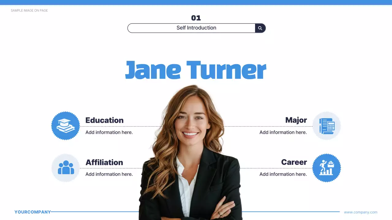 블루 모던 팀 발표 프레젠테이션