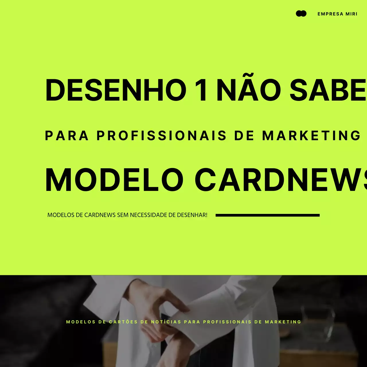 Como utilizar uma moldura de fundo fotográfico simples em verde lima e preto