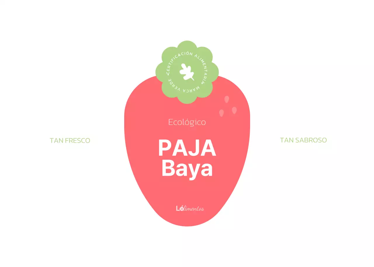 Diseñe una bonita etiqueta de envase de fresa y uva en tonos pastel