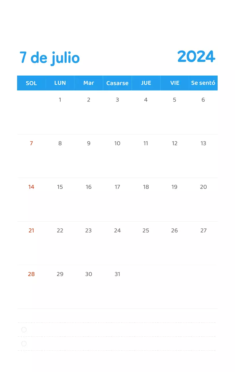 Un calendario con ilustraciones llenas de color y emoción