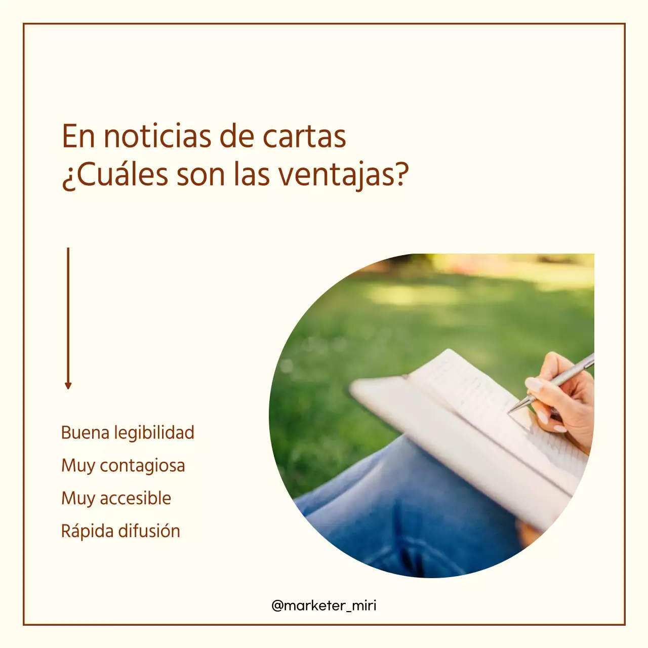 Guía para diseñar una plantilla de marketing cálida y sencilla en marrón y blanco
