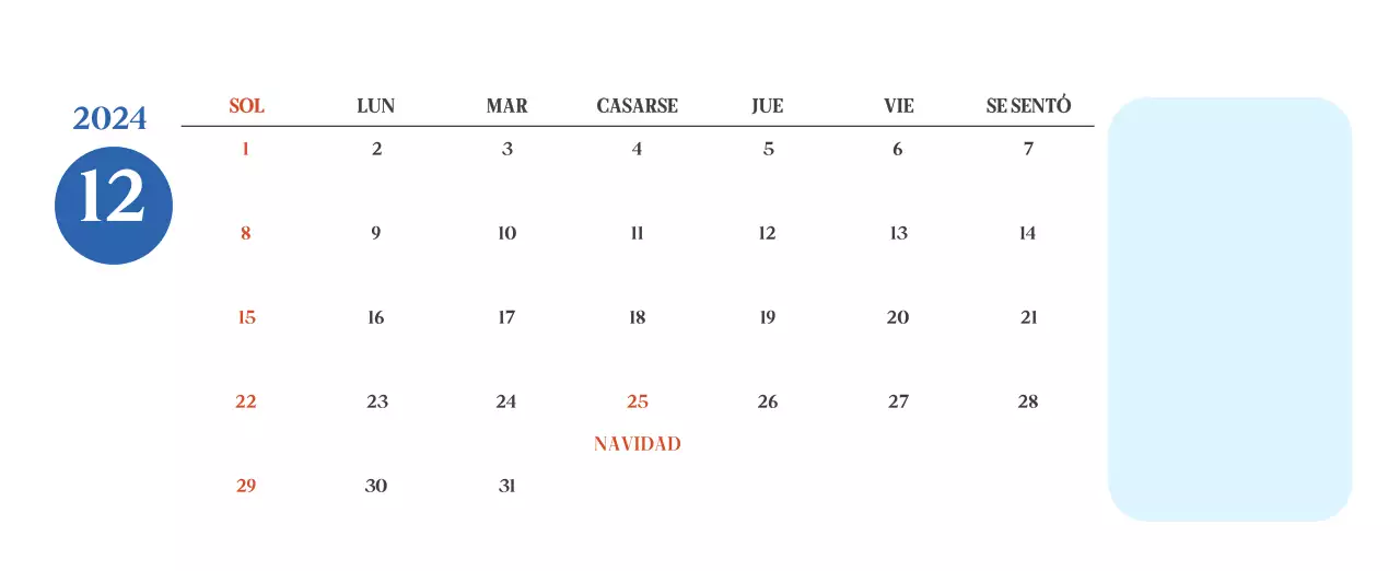 Calendario hospitalario con fotos de paisajes estacionales