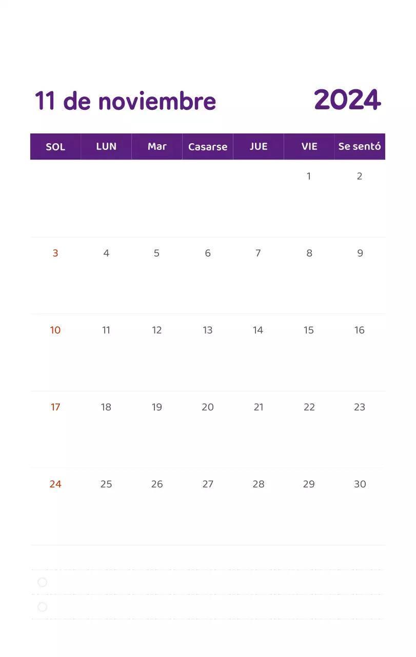 Un calendario con ilustraciones llenas de color y emoción