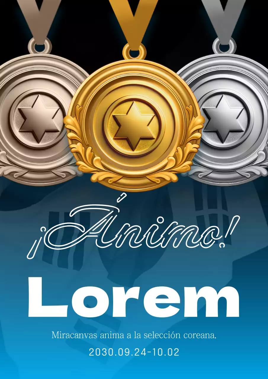 Un lujoso anuncio azul y negro para animar a los Juegos Asiáticos