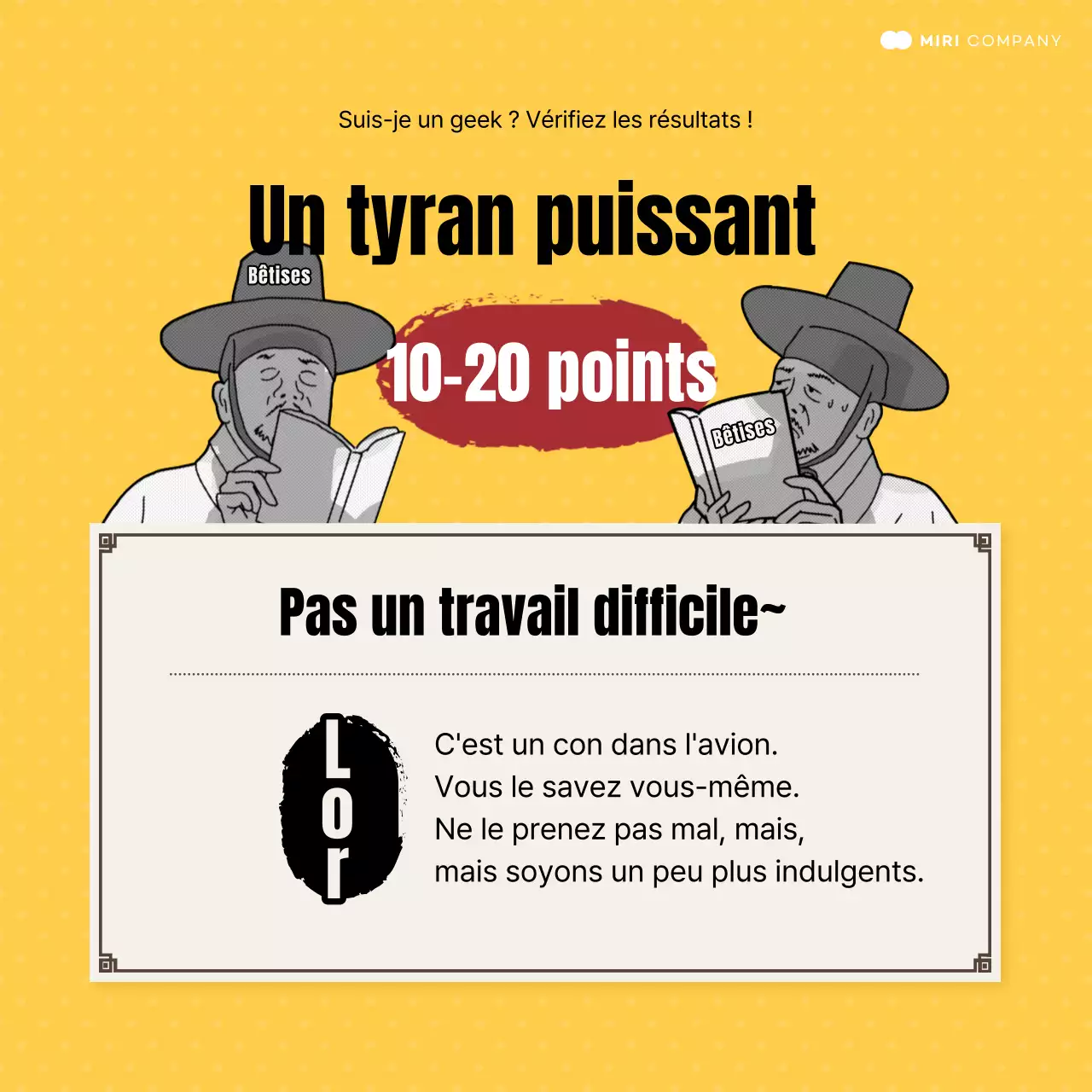 Test gag jaune et noir @yellowandblackgagtest