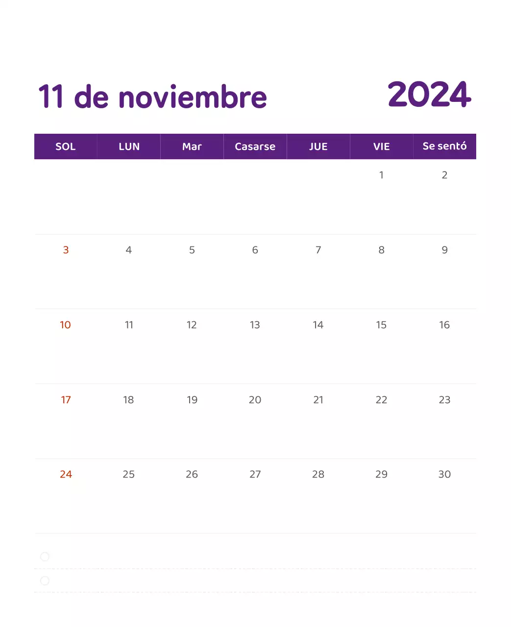 Un calendario con ilustraciones llenas de color y emoción
